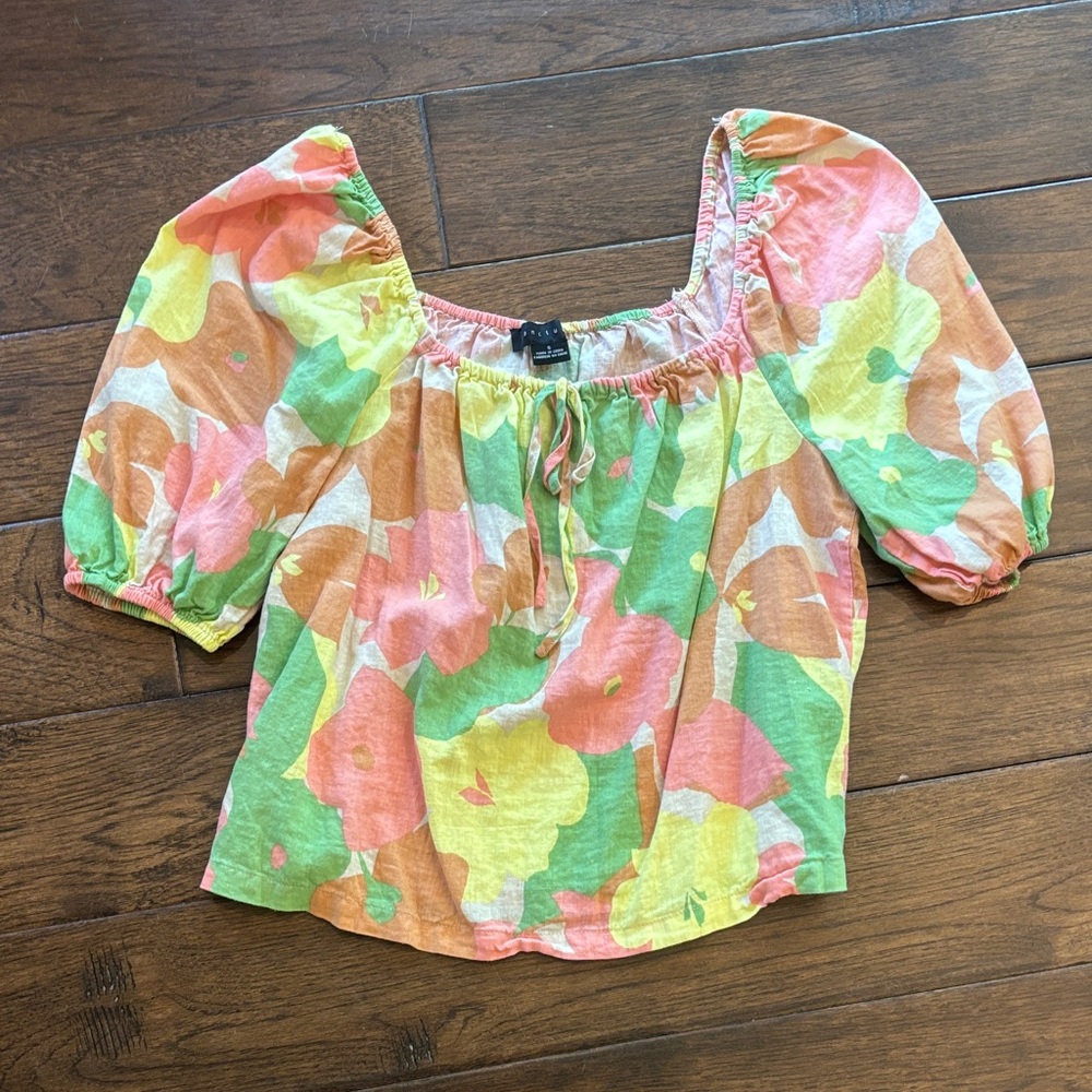 Sanctuary Multicolor Floral Blouse